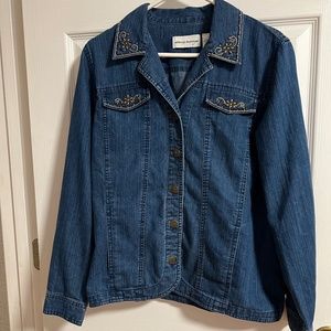 Sag Harbor Women's blue Jean Shirt/Jacket, size 10
